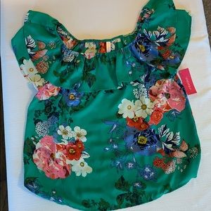 Xhilararion floral crop top - M - New
